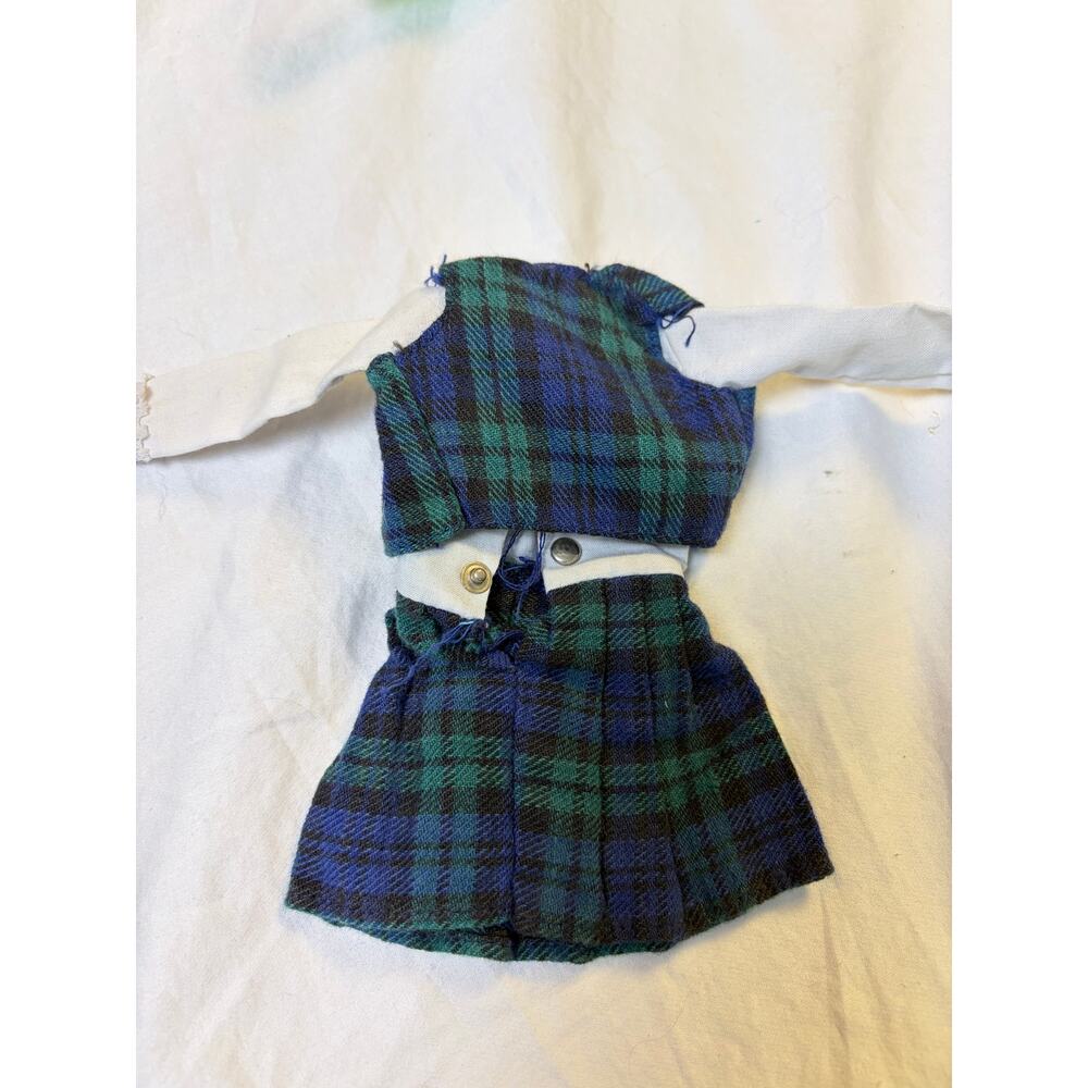 VTG Barbie clone 1960s prep school dress with vest. vintage - Picture 4 of 4